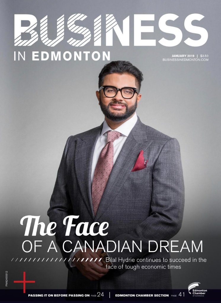 Bilal Hydrie — Featured in Business in Edmonton feature graphic