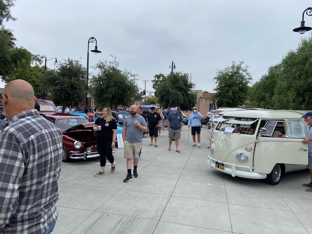 "Hill Valley Police" — Back to the Future prop car, desert lot