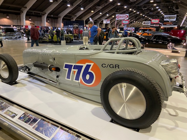 "American Speed #776 C/GR" — gray lakester, GNRS display