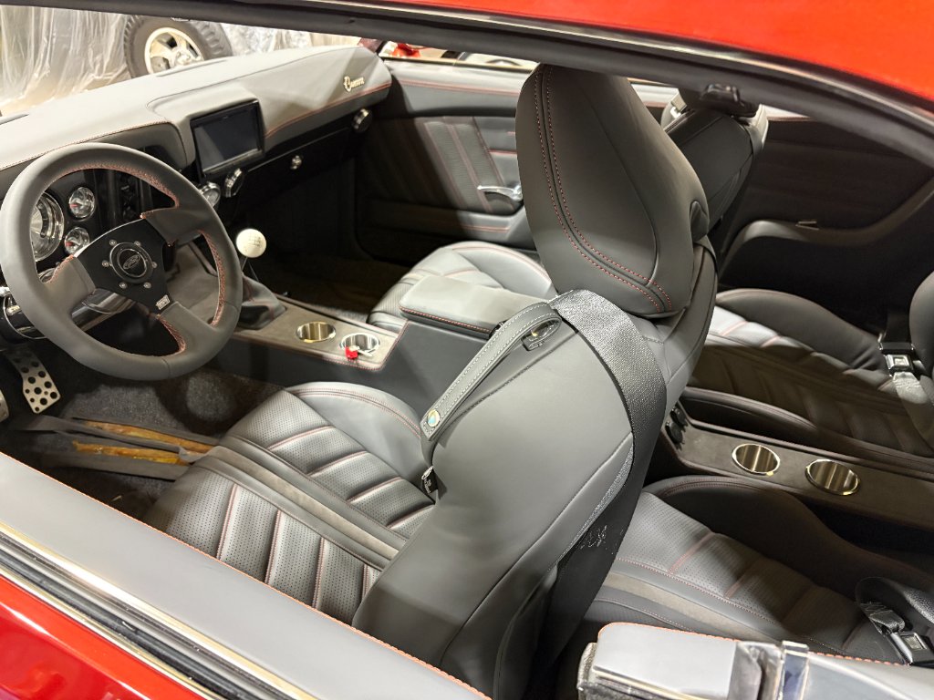 Full interior — world-class custom upholstery by Richard at Swift Stitch
