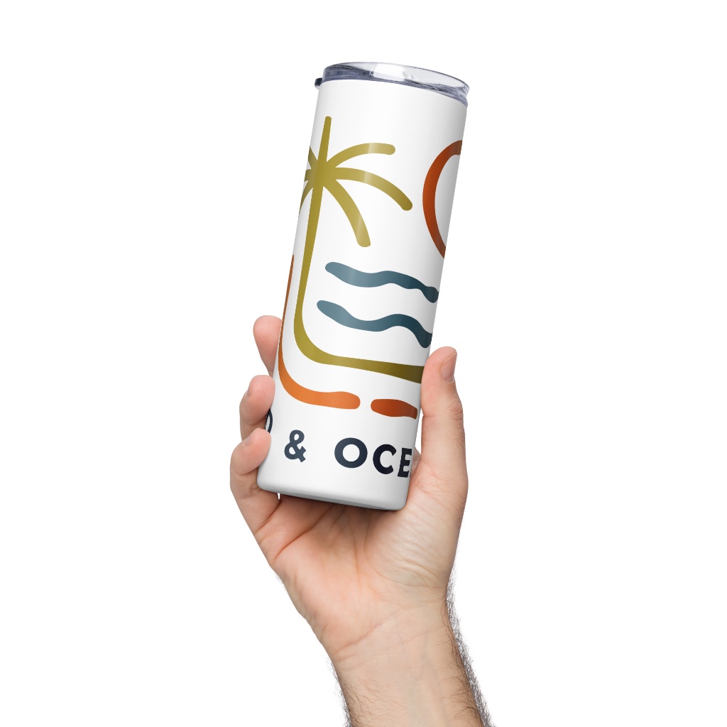 IAO Stainless Steel Tumbler — White