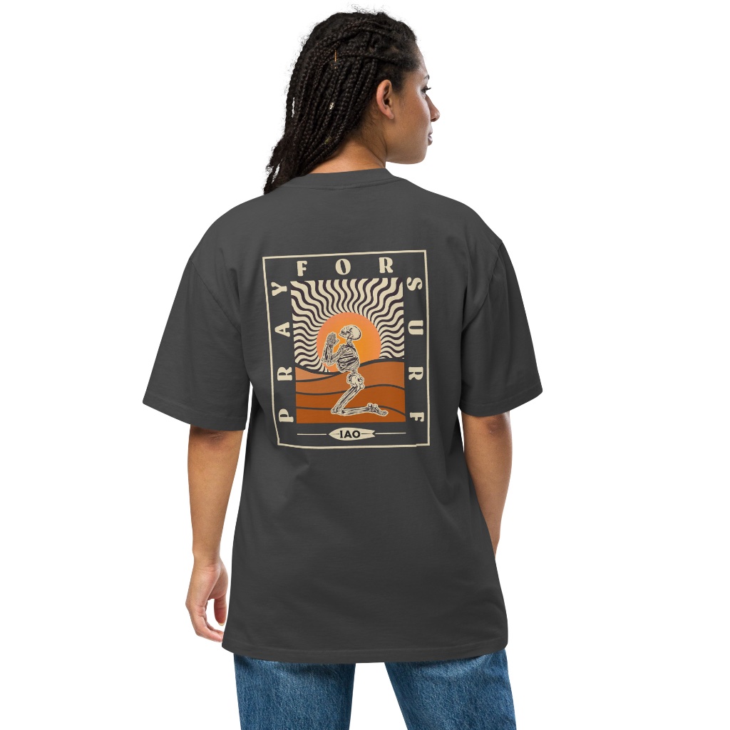 Pray for Surf — Oversized Tee lifestyle