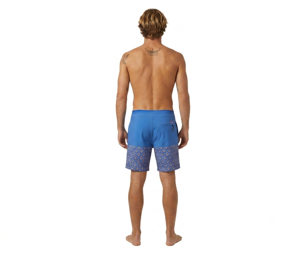 Blue-Orange Boardshorts lifestyle