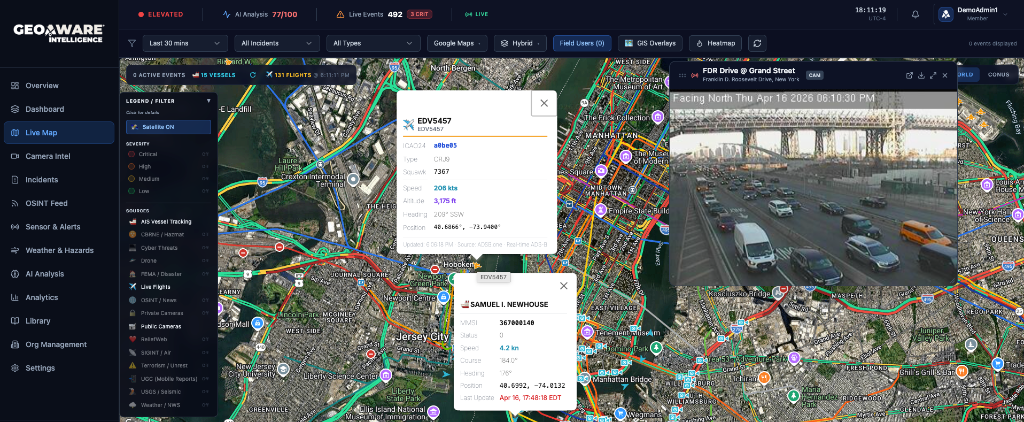 Geospatial—Mapping distributed assets, operations, and infrastructure globally