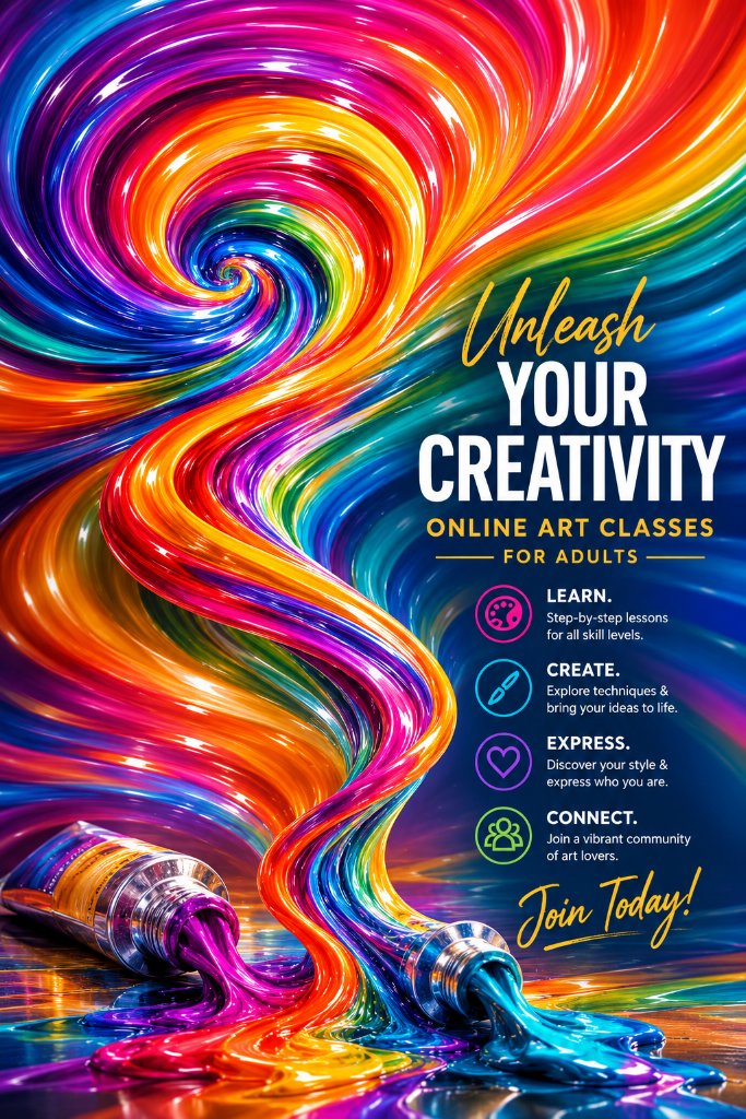 Online Art Classes — Brand Design