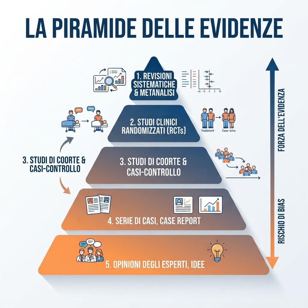 La piramide delle evidenze è troppo semplice: come capire davvero se uno studio è affidabile
