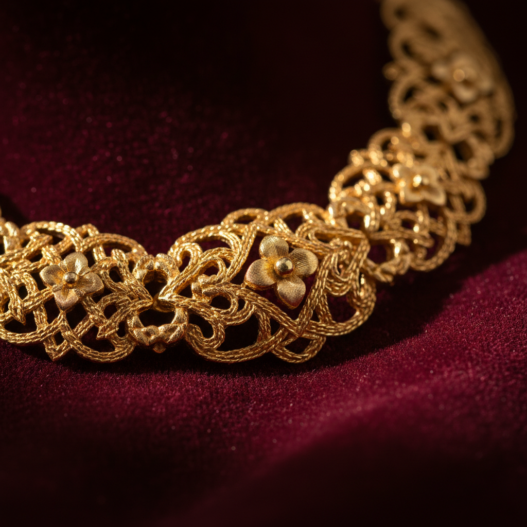Luxury 21K gold chain necklace