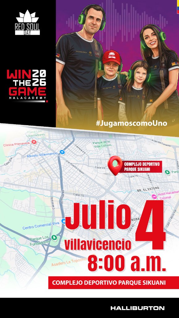 Mapa Red Soul Day Villavicencio
