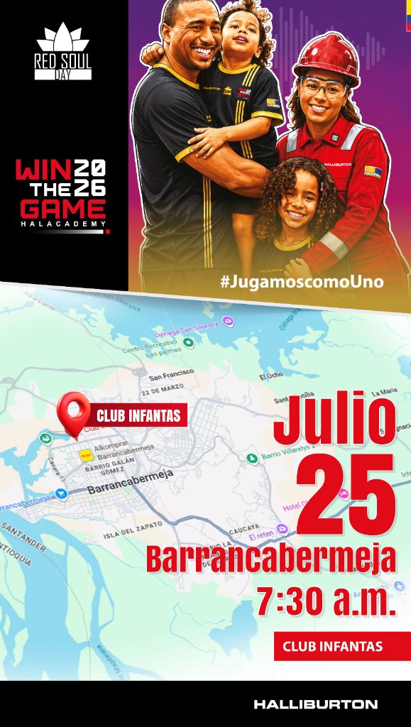 Mapa Red Soul Day Barrancabermeja
