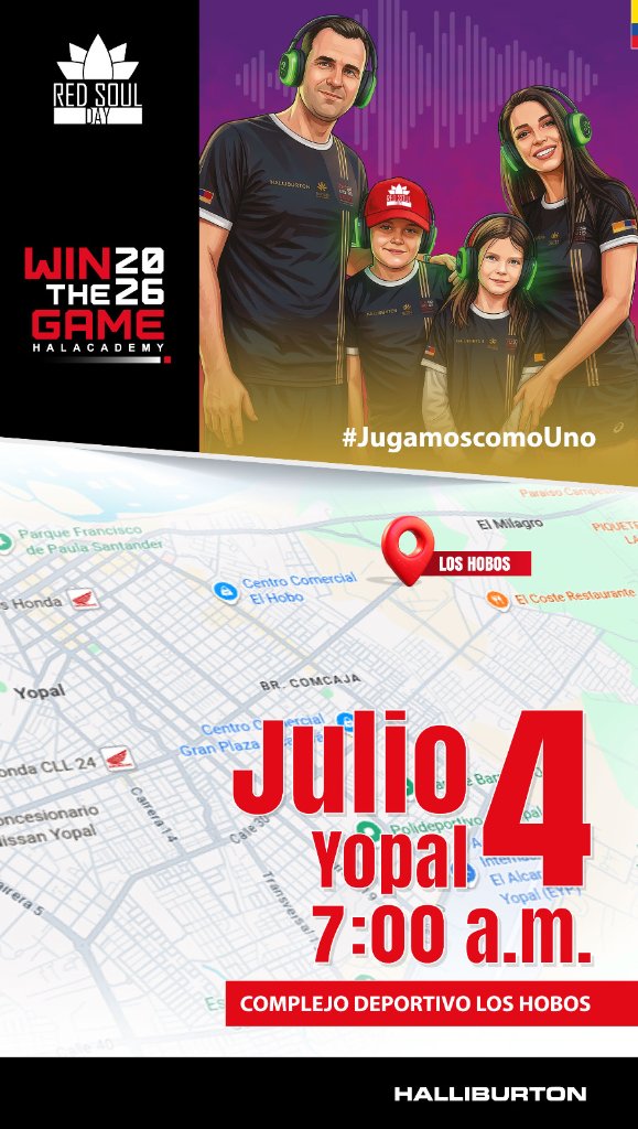 Mapa Red Soul Day Yopal