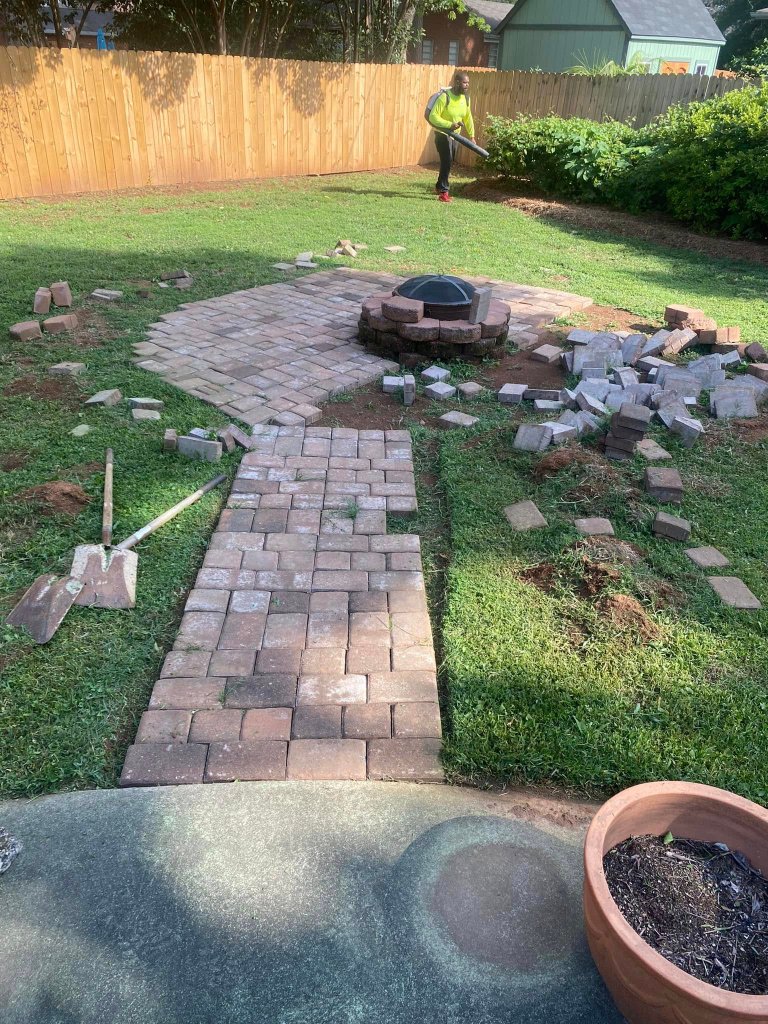 Patio & walkway cleanup