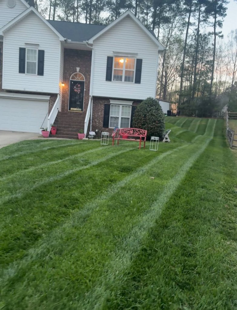 Hilly yard — precision mowing