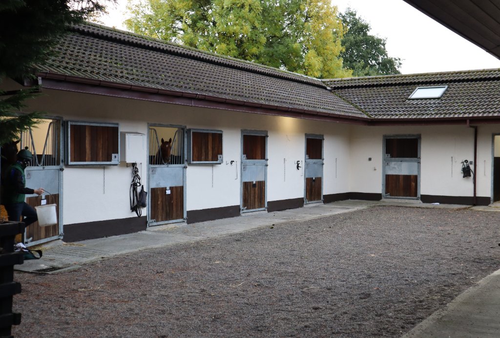 Currabeg Stables and training facilities on the Curragh, Co. Kildare