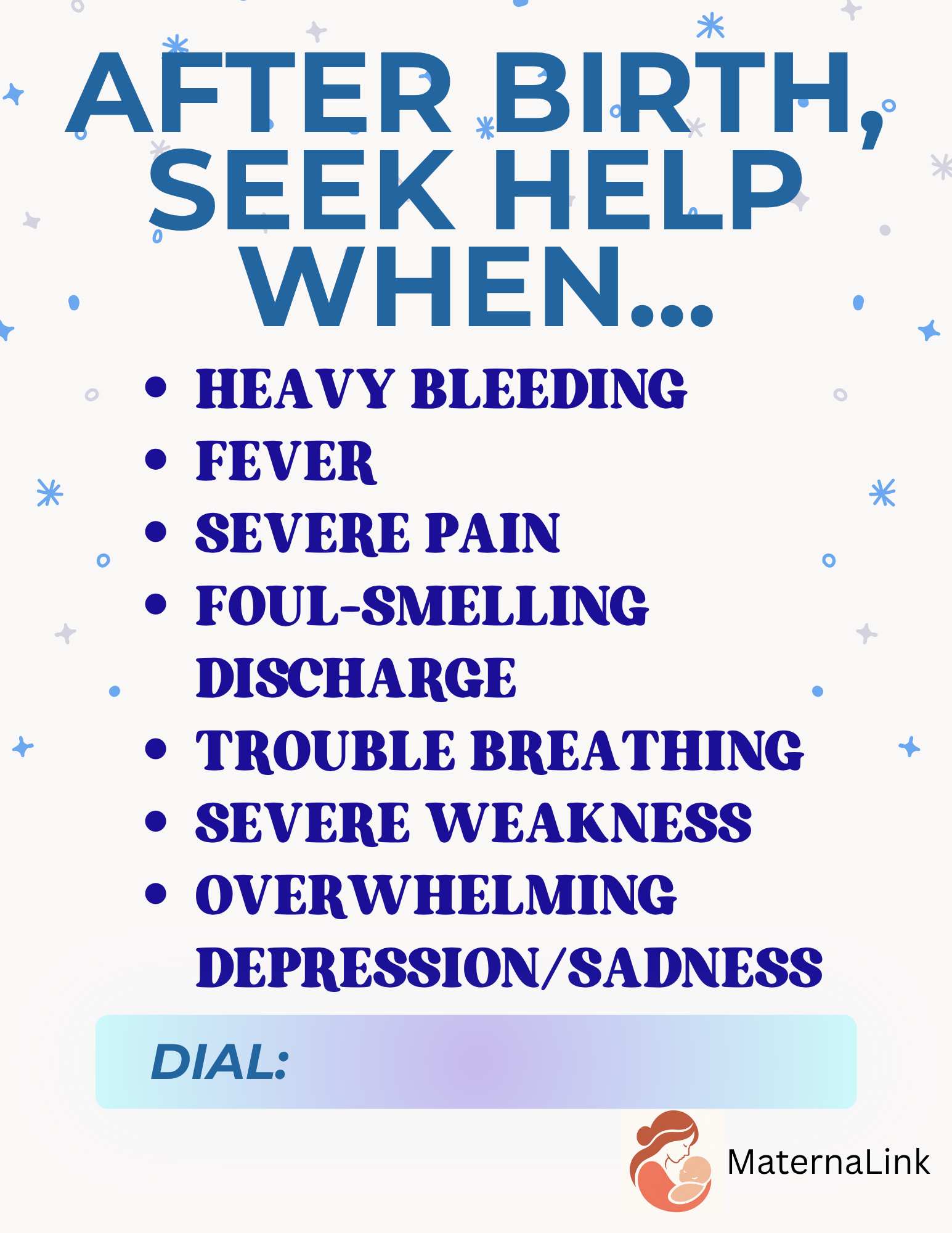 Postpartum Warning Signs
