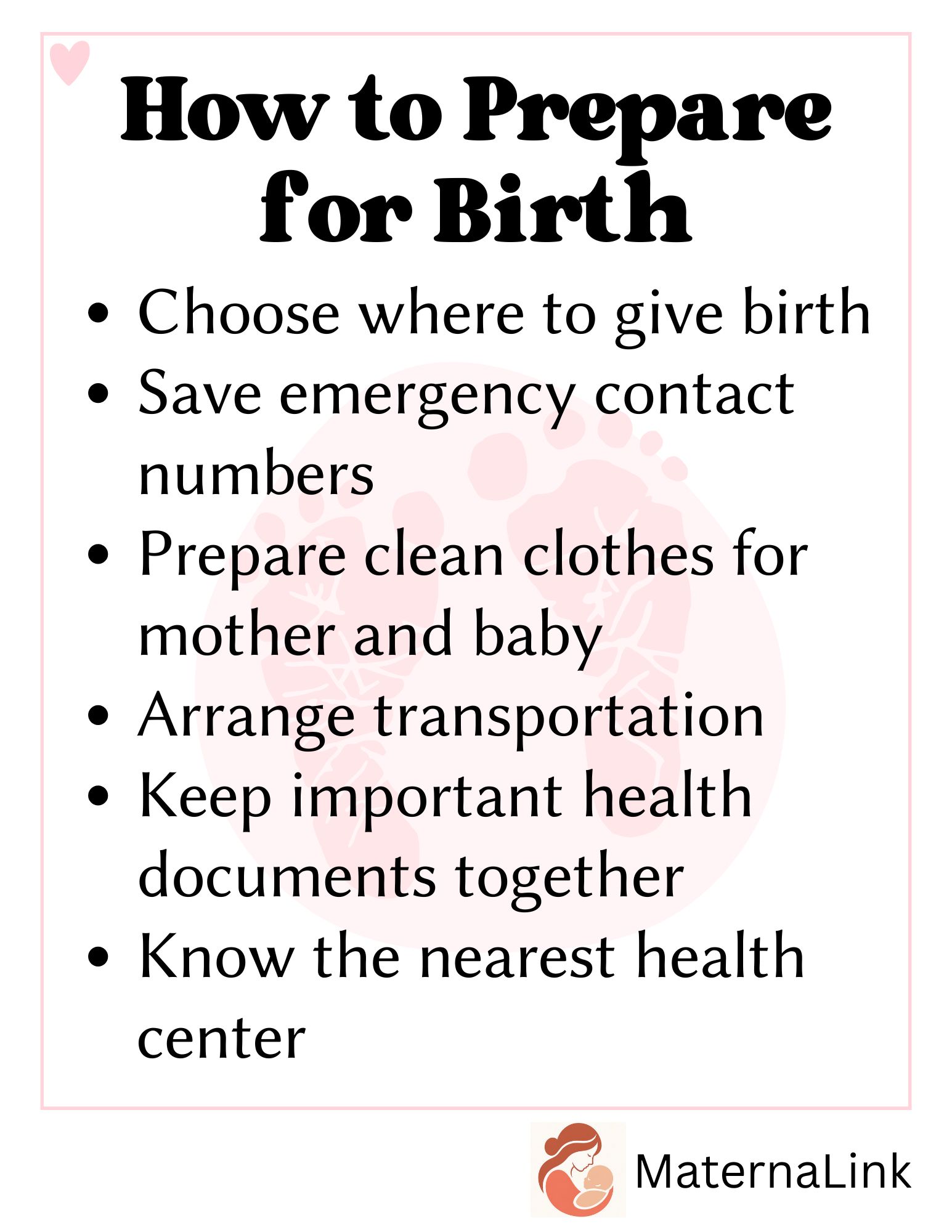 Prepare for Birth