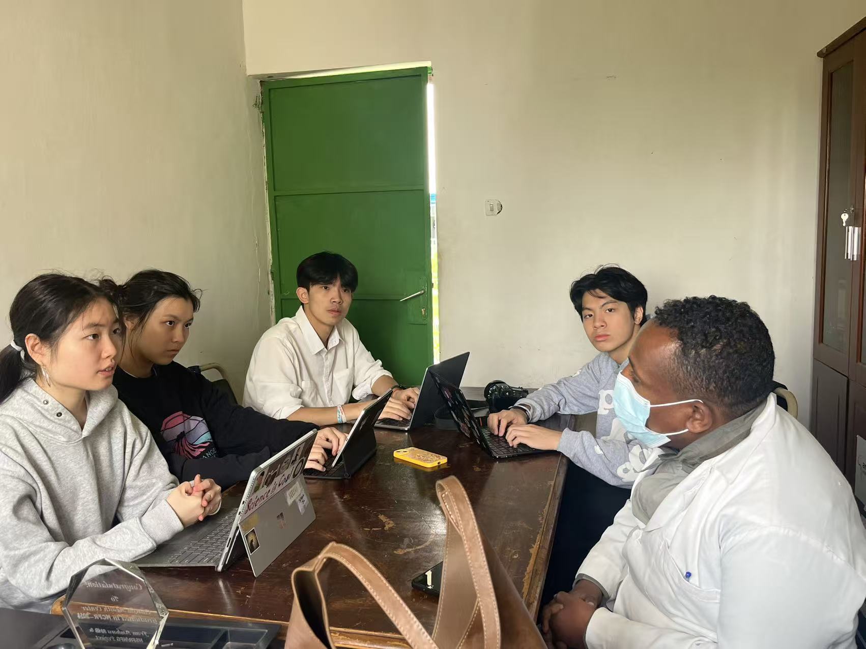 Collaboration meeting with local health professionals at Debre Berhan Health Centre.