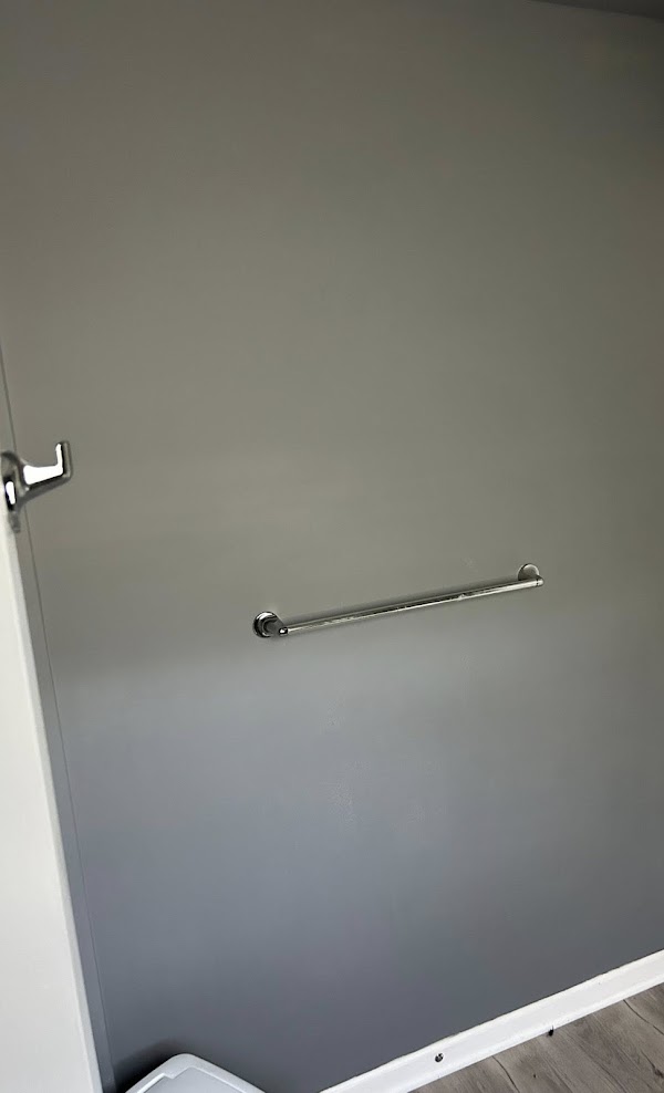 Wall repair and surface finish — close-up