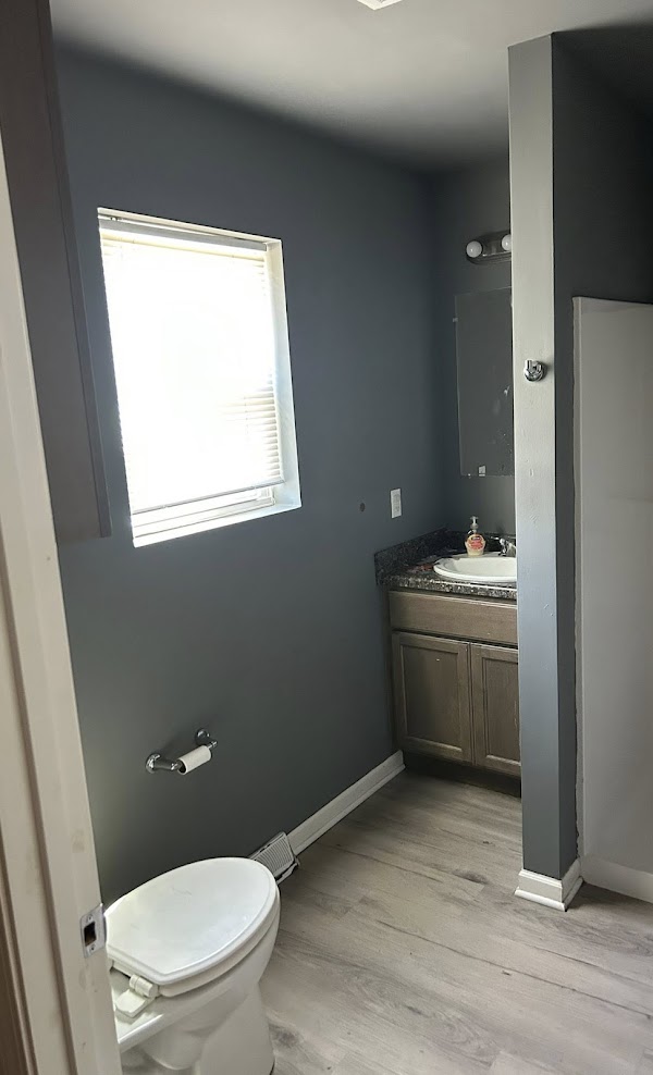 Bathroom vanity and light fixture installation