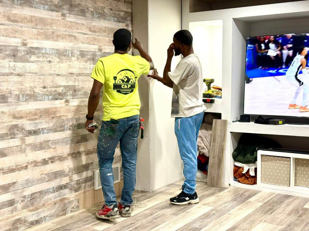 C&P Handyman Service team on the job