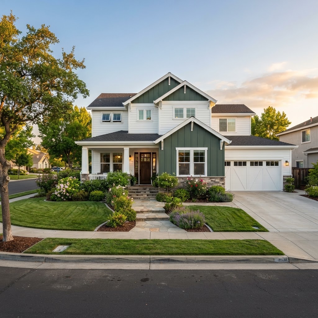 Exterior house painting in Elk Grove