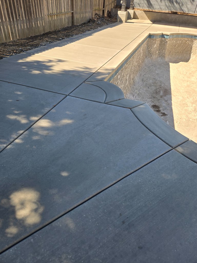 Driveway rebar grid laid out for pour