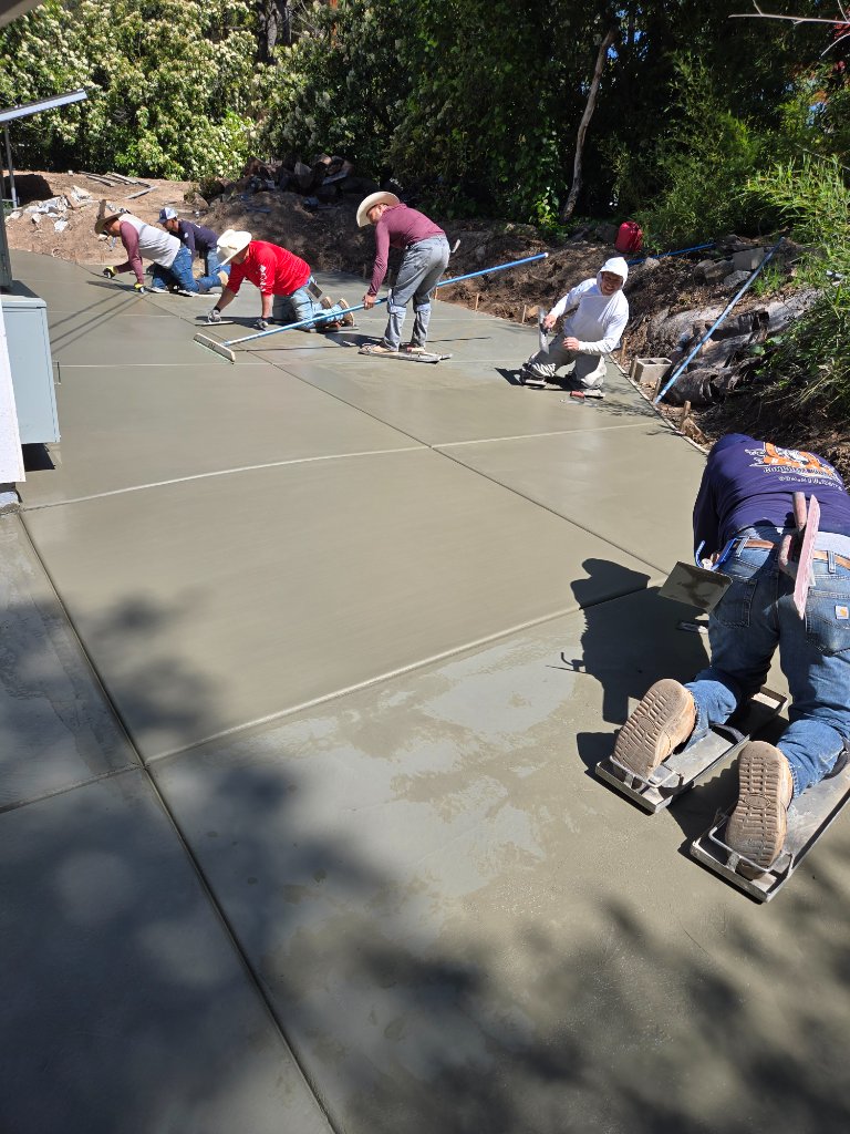 Driveway rebar and gravel base prep