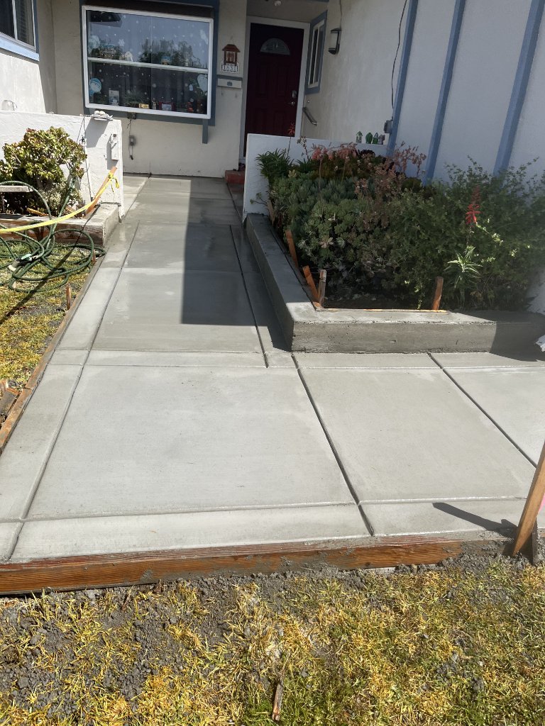 Stamped Concrete Driveway