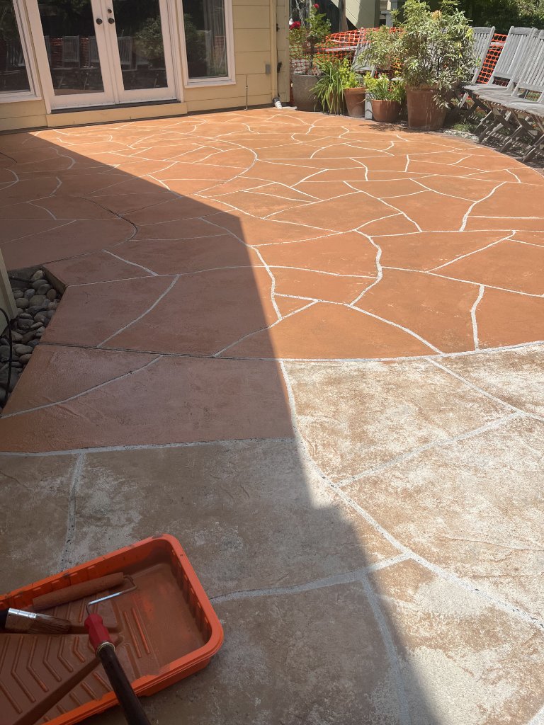 Decorative Flagstone Patio