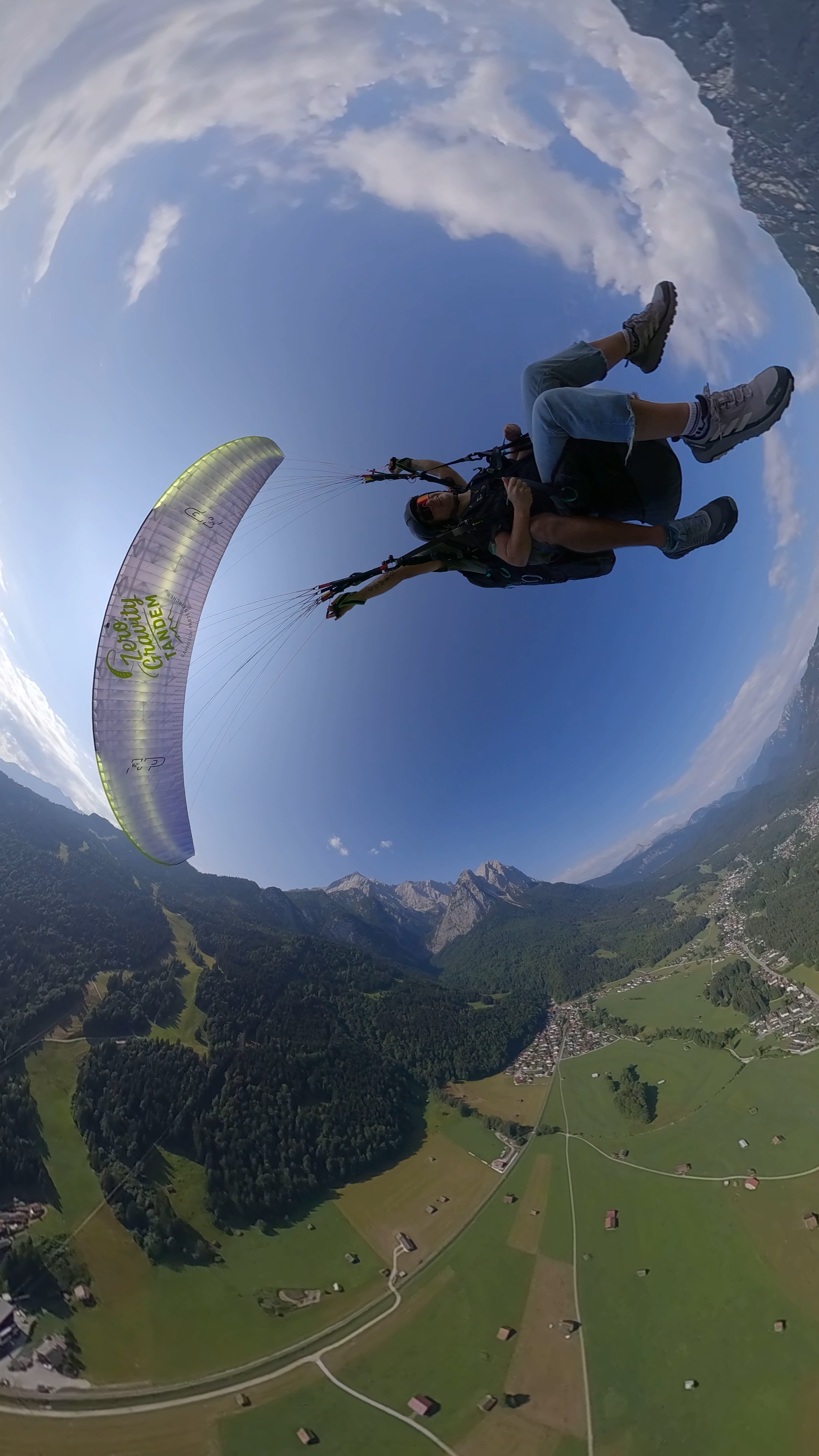 360-Grad Panorama Tandemflug
