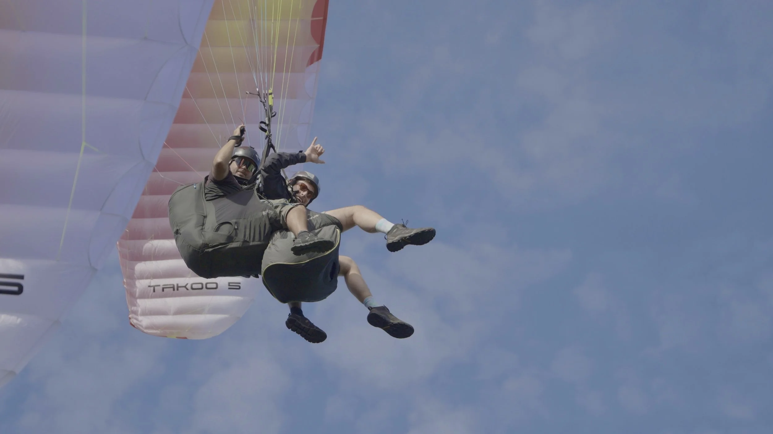 Tandem Paragliding über den Alpen