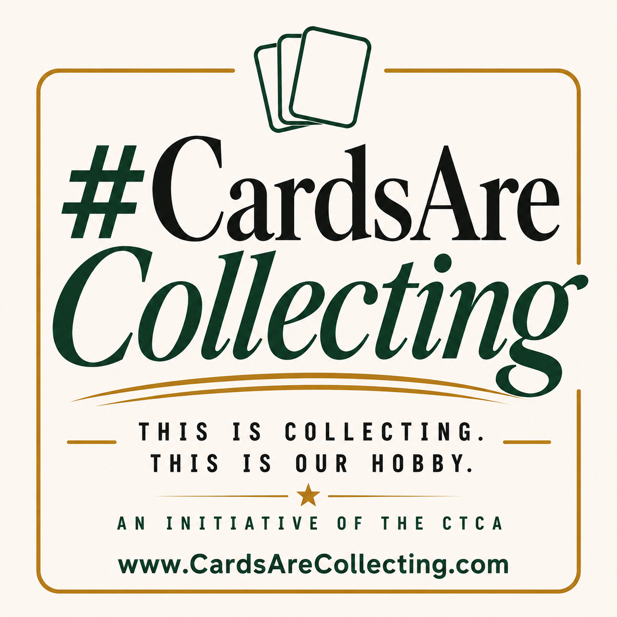 #CardsAreCollecting — This is collecting. This is our hobby.