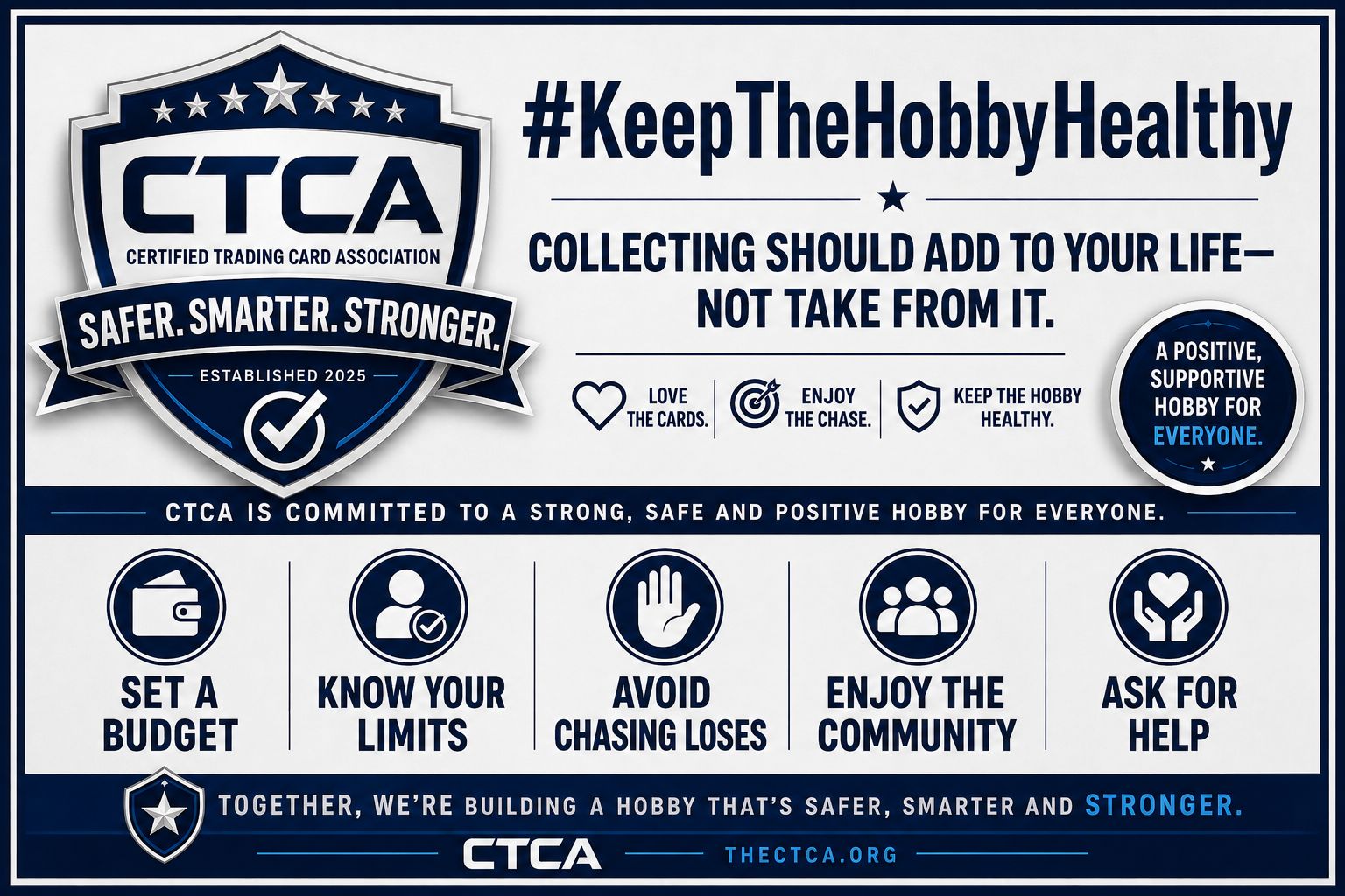 #KeepTheHobbyHealthy — CTCA is committed to a strong, safe and positive hobby for everyone