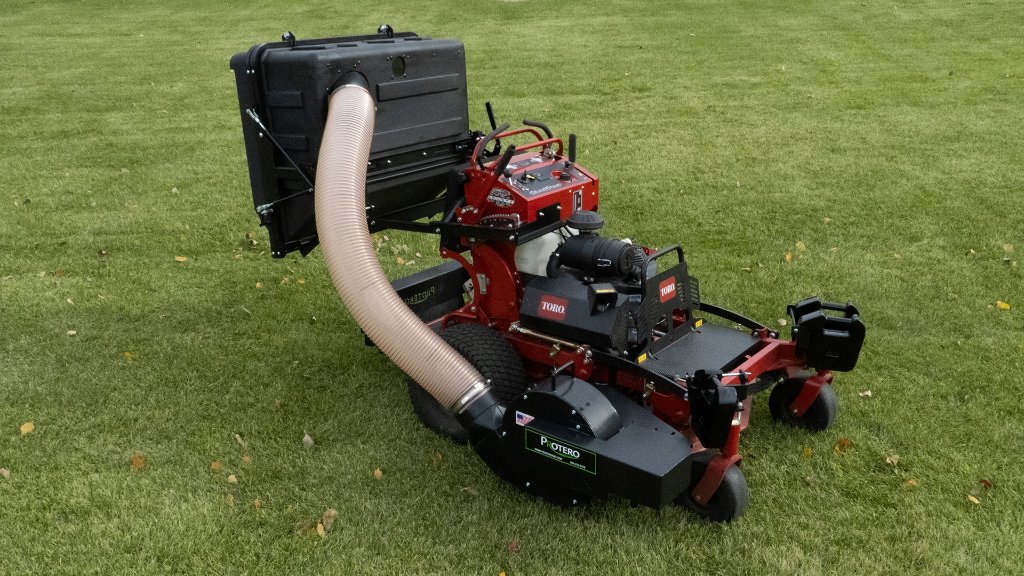 PV13S Stand-On Grass Catcher
