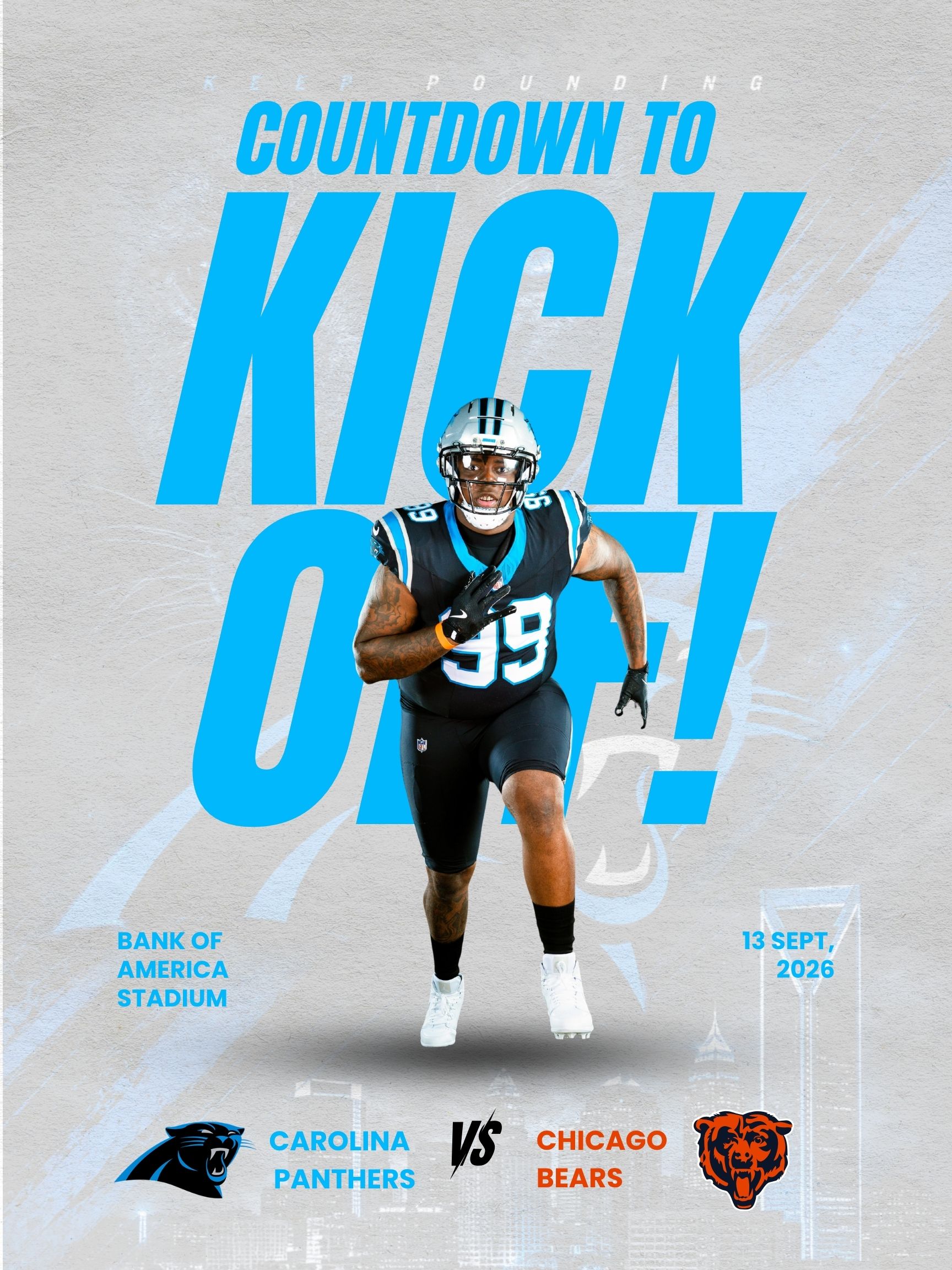 Panthers vs Jaguars Preseason Game 3 Flyer
