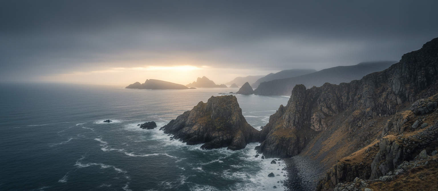 Scandinavian rocky coastline