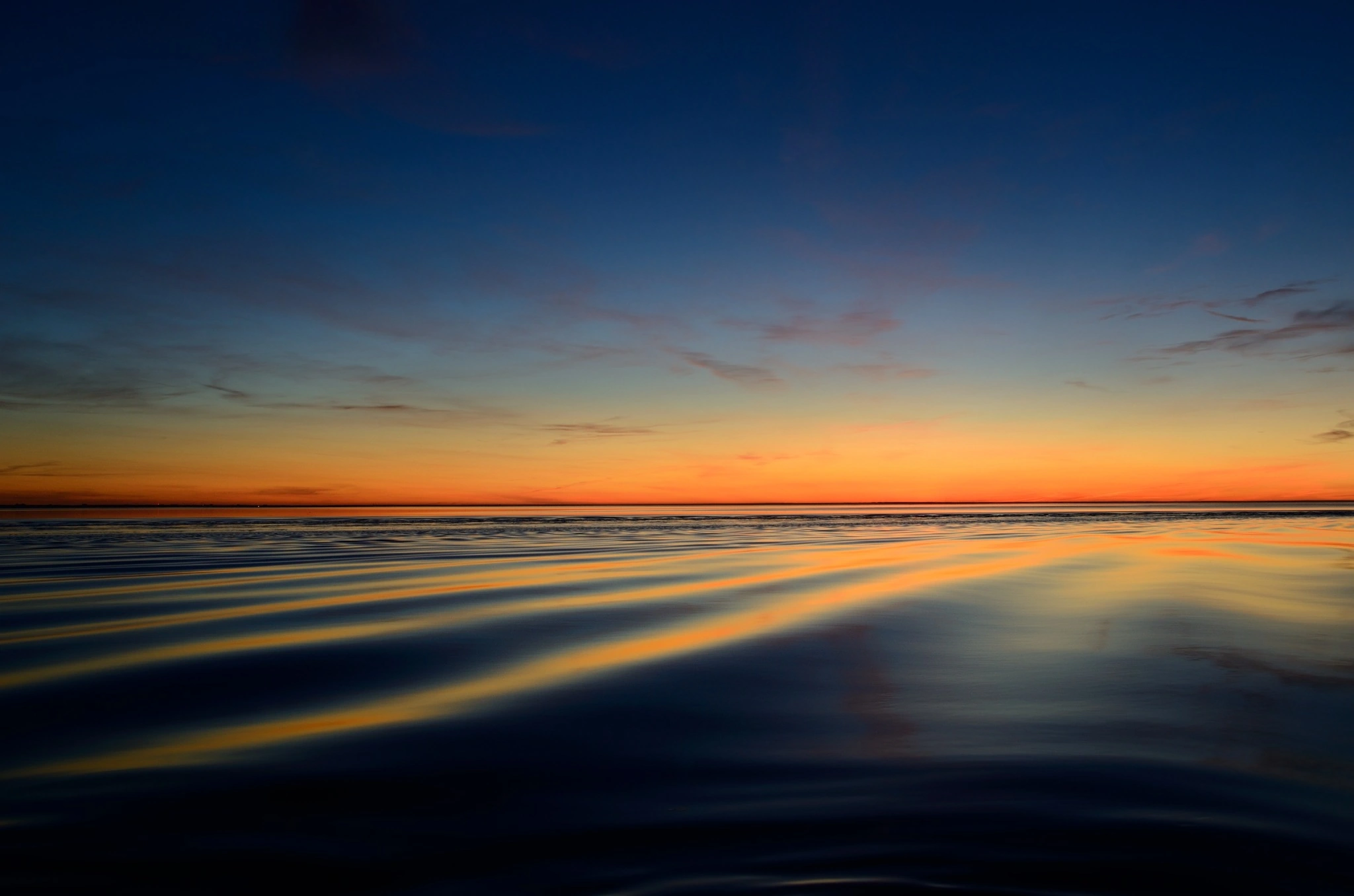 Golden hour reflections on the lake