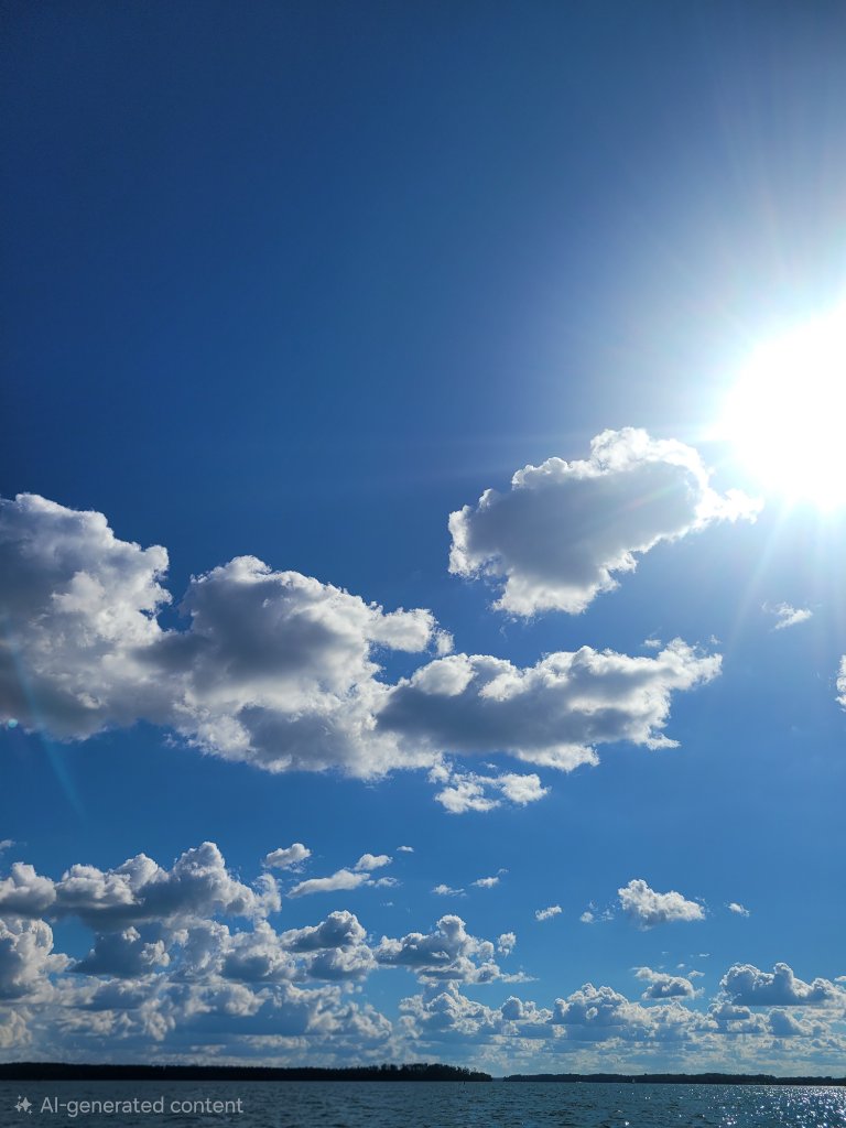 Summer skies over Lake Hartwell