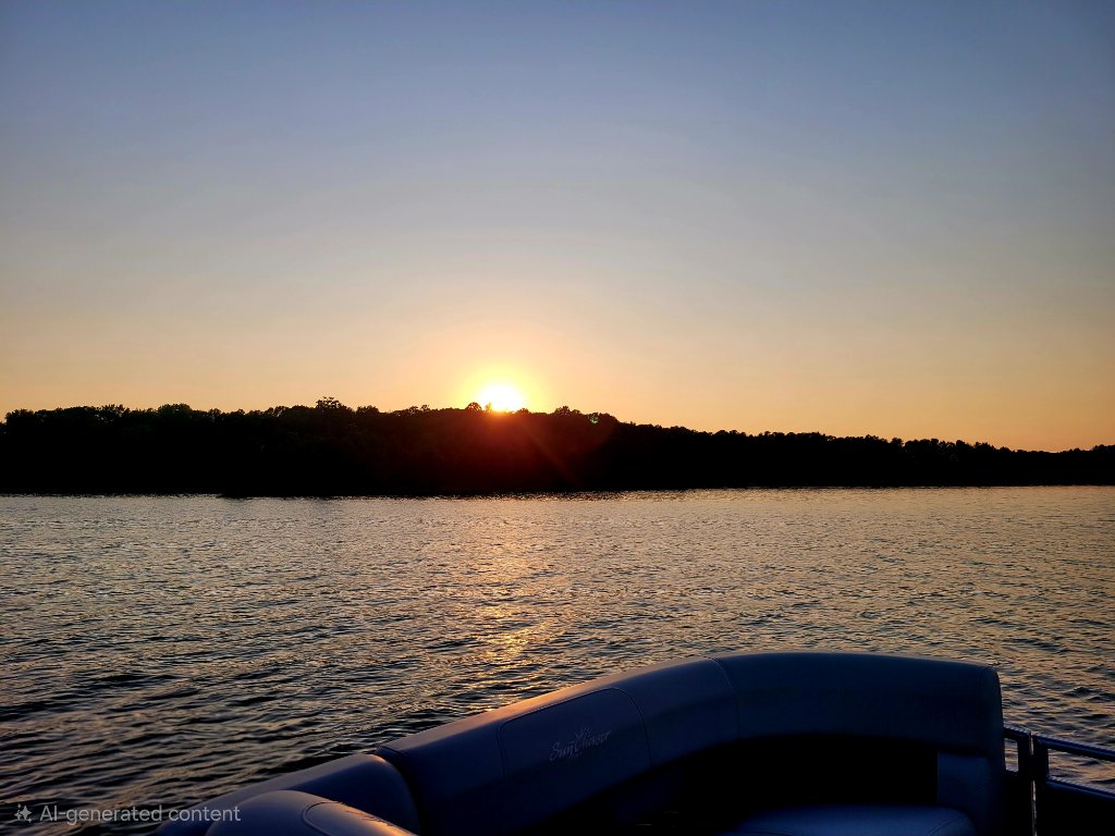 Golden hour on the water