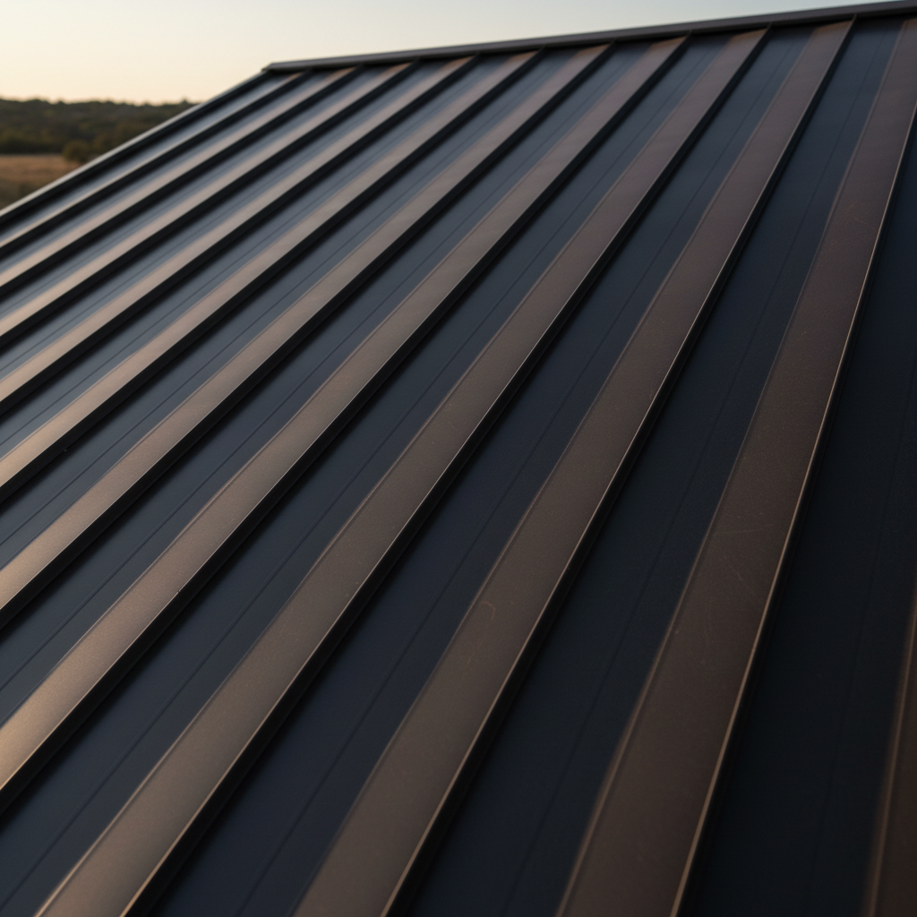 Standing seam metal roof