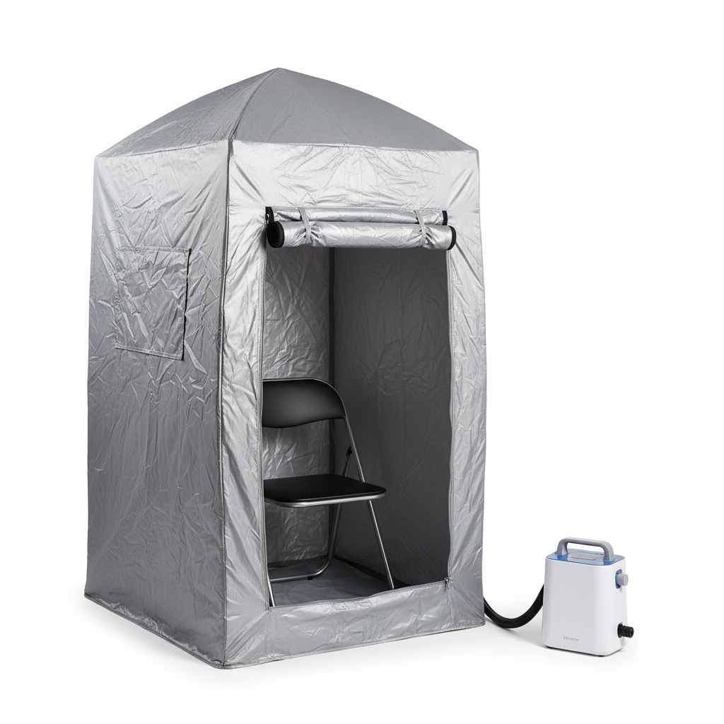 SereneLife Full-Size Portable Steam Sauna sauna portable steam setup