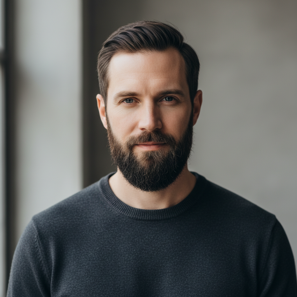 With Beard