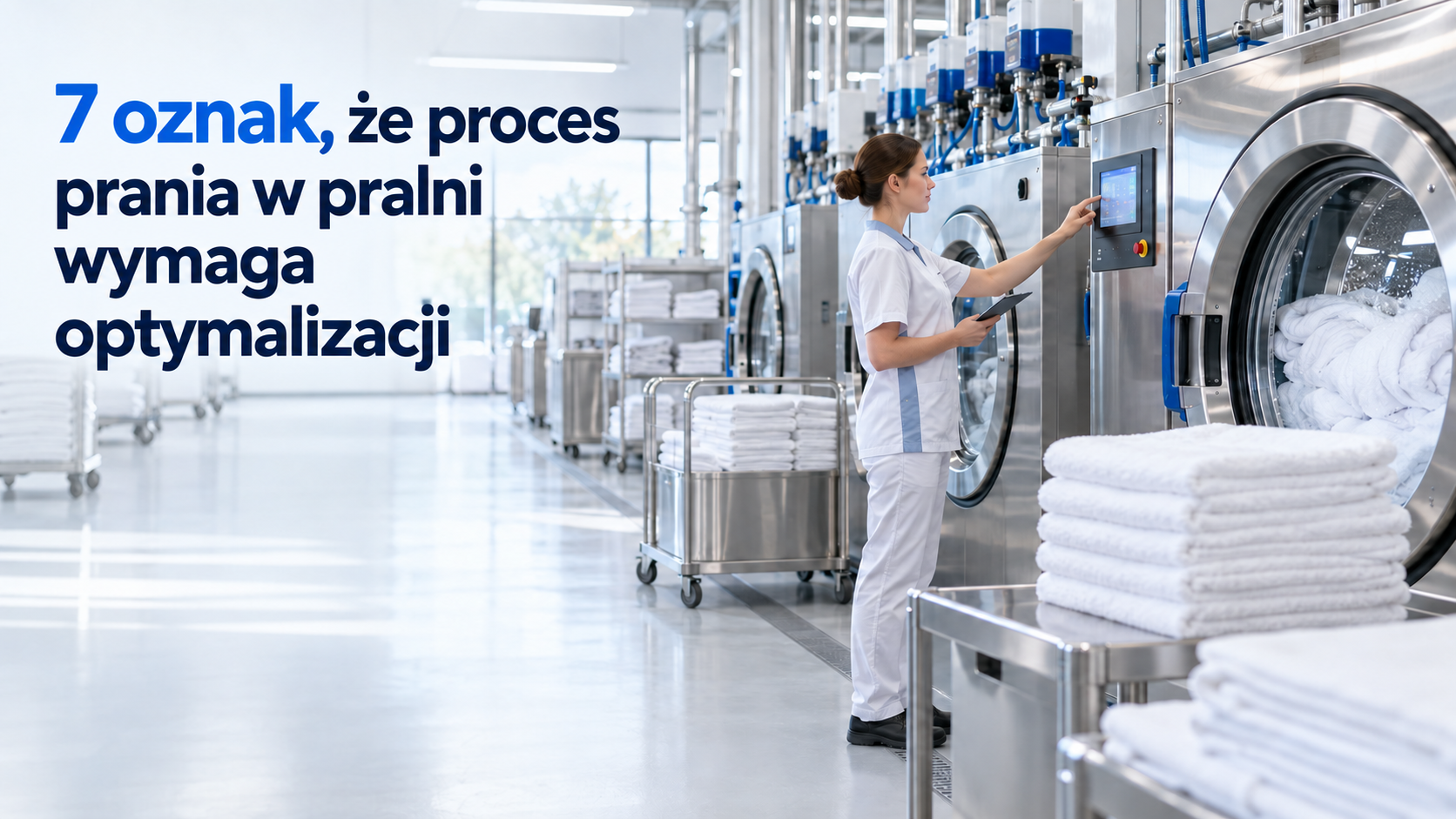 7 oznak, że proces prania w pralni wymaga optymalizacji