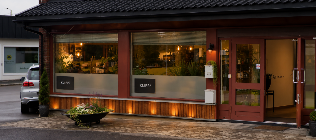 KLIPP salong eksteriør