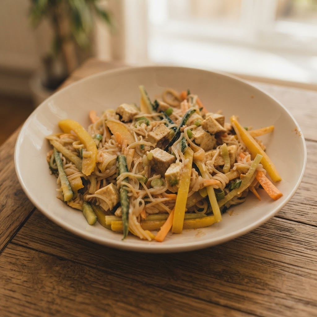 Super Fresh Super Veg Satay Noodle Salad