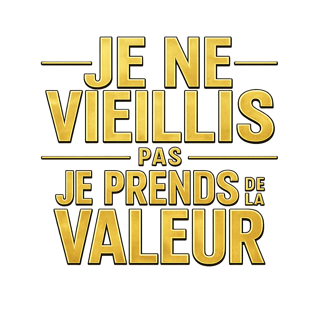 Je ne vieillis pas