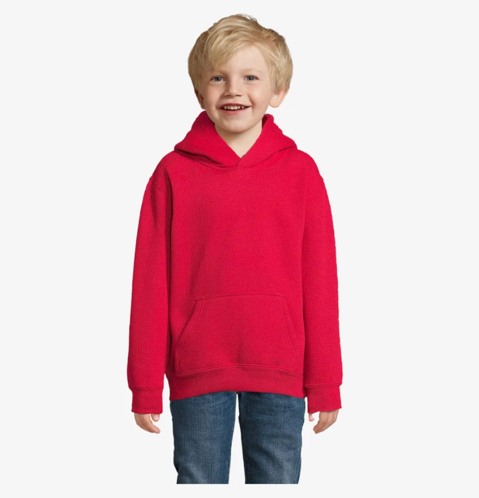Sweat à capuche enfant basique confort