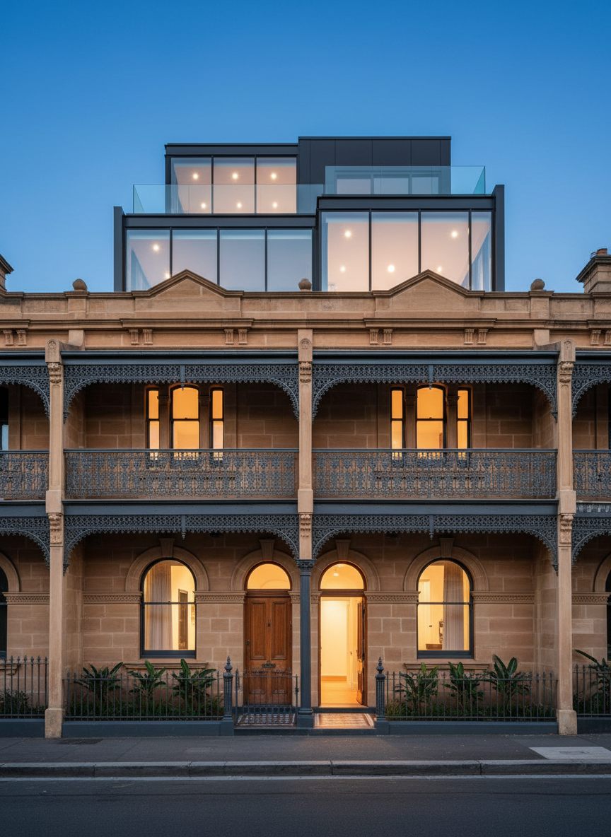 PADDINGTON TERRACE - HERITAGE RESTORATION project in Eastern Suburbs