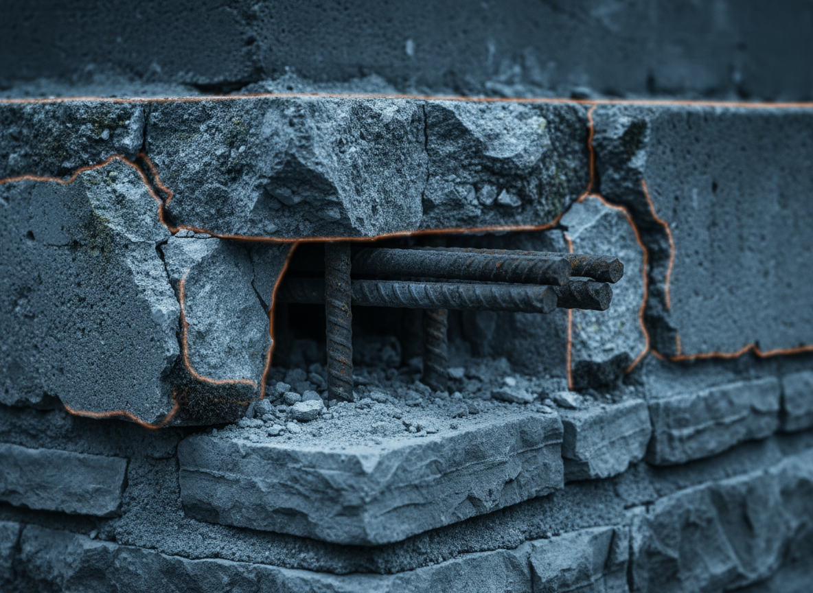 Reinforced concrete rehabilitation detail