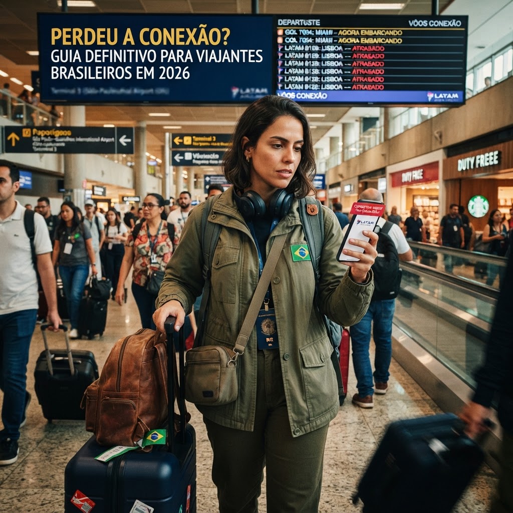 Perdeu a conexão? Guia definitivo para viajantes viajando por aí