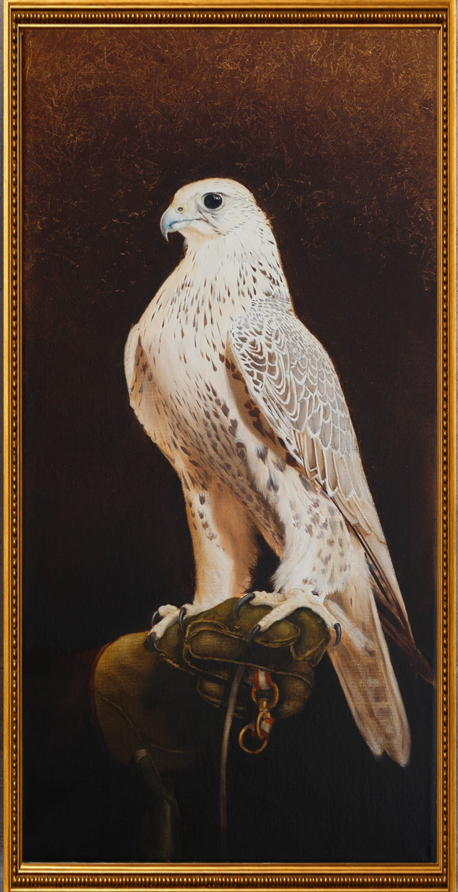 Dramatic oil painting